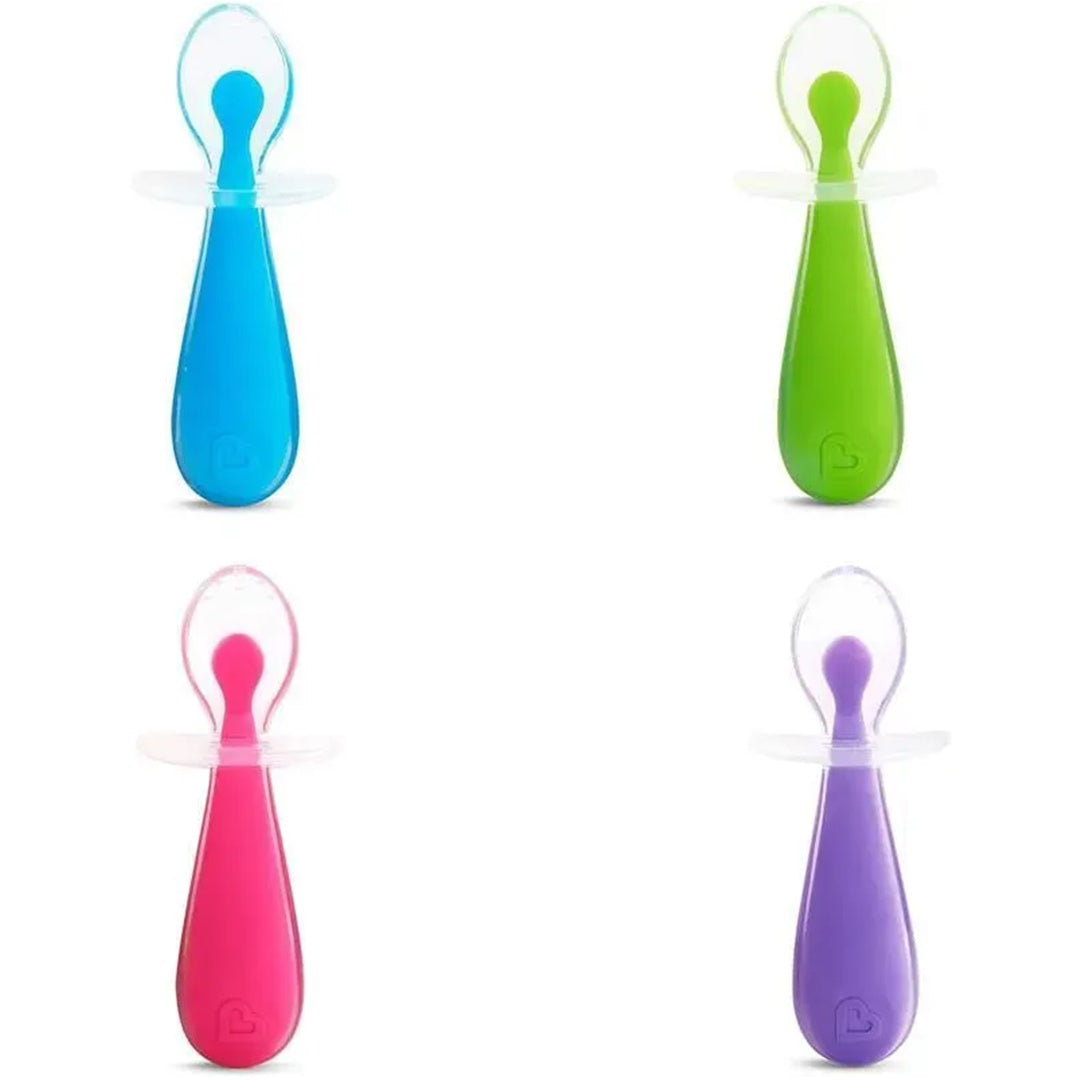 Munchkin Gentle Scoop Silicone Training Spoons 2pk