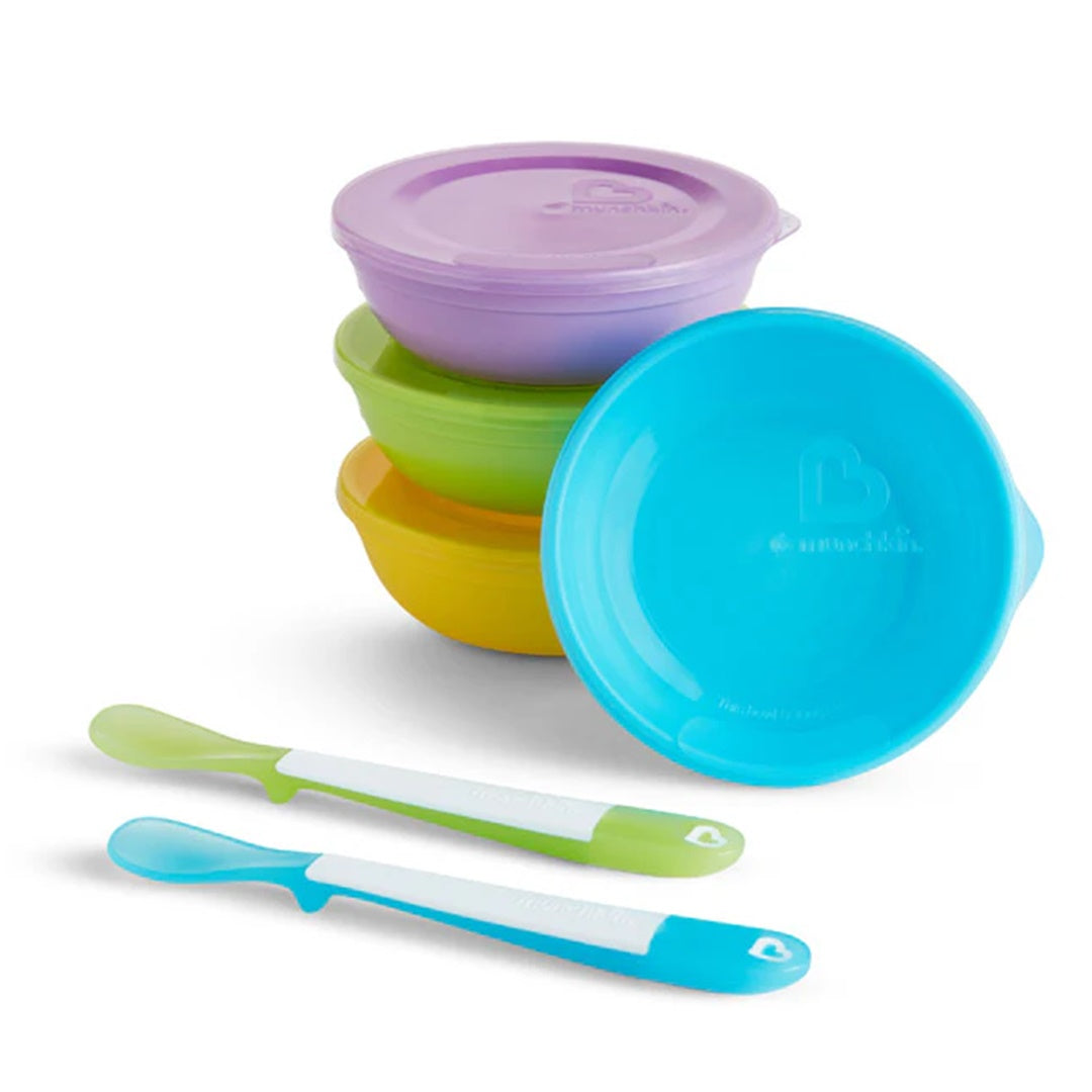 Munchkin Love a Bowls 10 Piece Set on Luna Baby Store Miami