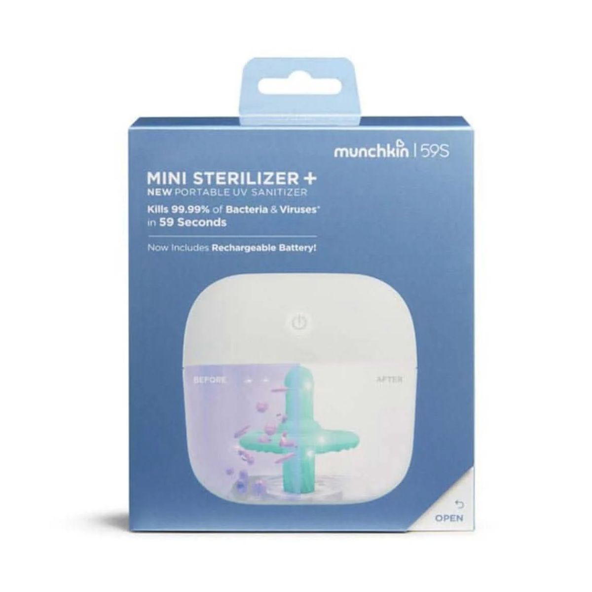 Munchkin Mini Sterilizer Plus Rechargeable Battery Portable UV