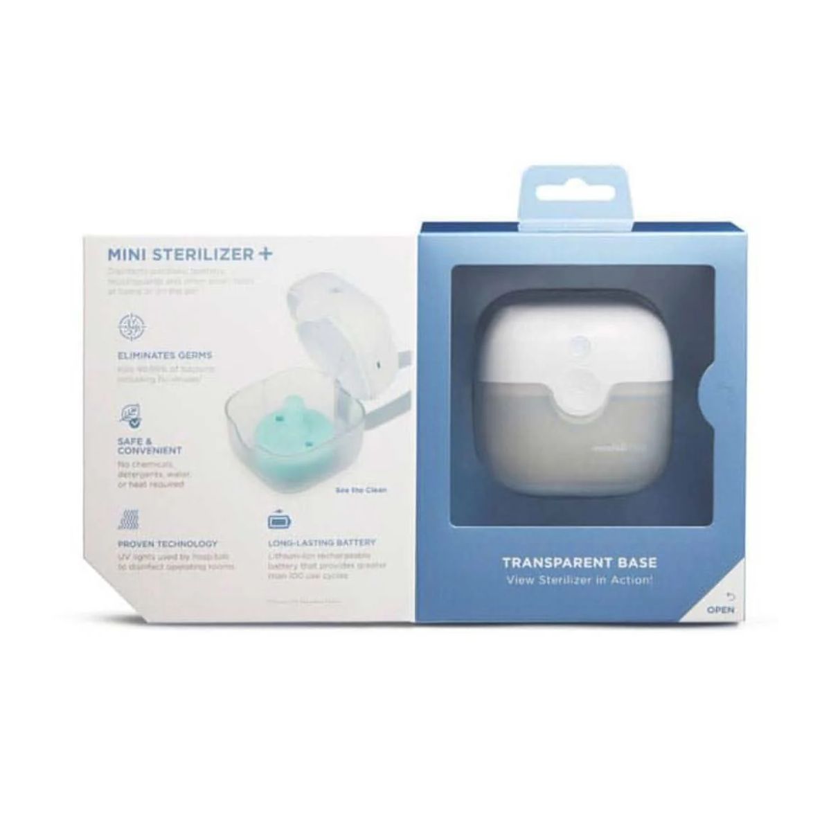 Munchkin Mini Sterilizer Plus Rechargeable Battery Portable UV on Luna Baby Store Miami