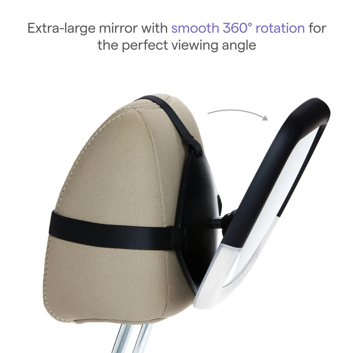 Munchkin Night Light Baby In‑Sight Pivot Car Mirror