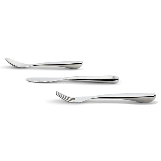 Munchkin Polish Stainless Steel Utensil Set