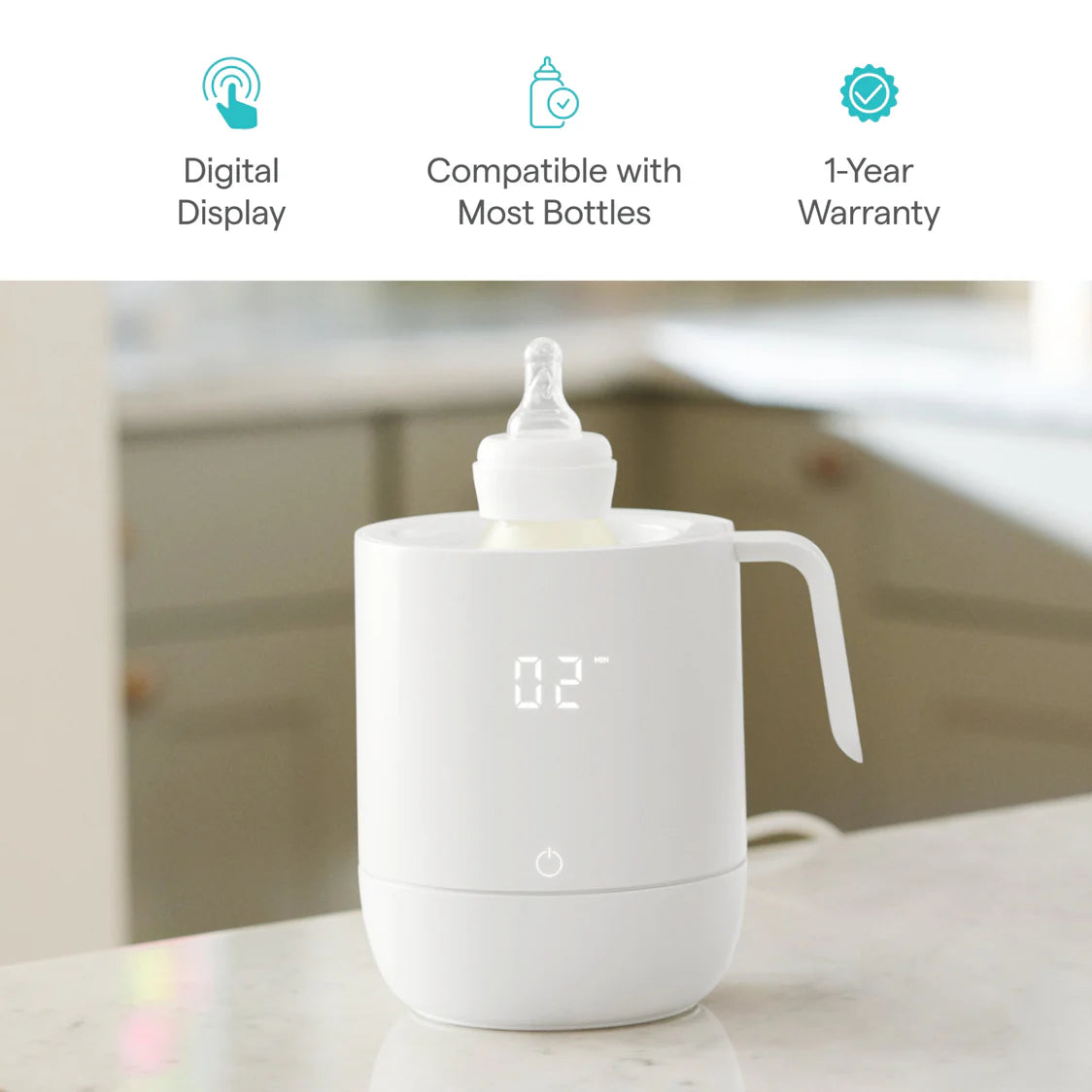 Munchkin Precision Bottle Warmer on Luna Baby Store Miami
