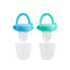Munchkin Silicone Baby Food Feeder for Solids & Purees 2 pack - Blue/Mint
