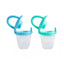 Munchkin Silicone Baby Food Feeder for Solids & Purees 2 pack - Blue/Mint