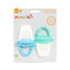 Munchkin Silicone Baby Food Feeder for Solids & Purees 2 pack - Blue/Mint
