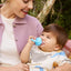 Munchkin Silicone Baby Food Feeder for Solids & Purees 2 pack - Blue/Mint