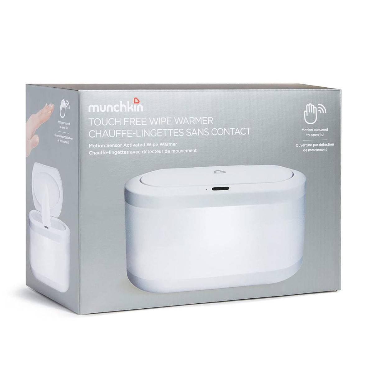 Munchkin Touch Free Baby Wipe Warmer with Motion Sensor & Nightlight on Luna Baby Store Miami