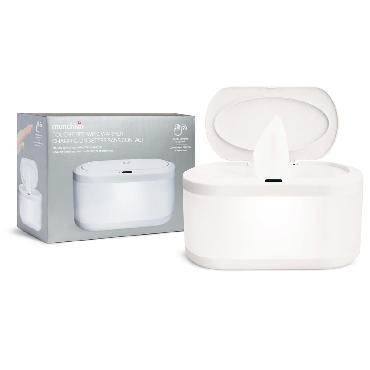 Munchkin Touch Free Baby Wipe Warmer with Motion Sensor & Nightlight
