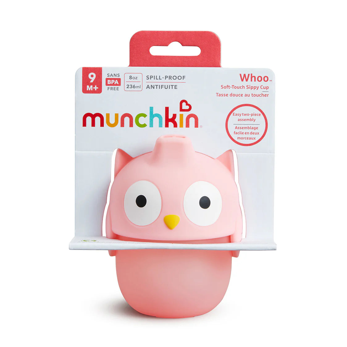 Munchkin Whoo Soft-Touch Spill-Proof Sippy Cup