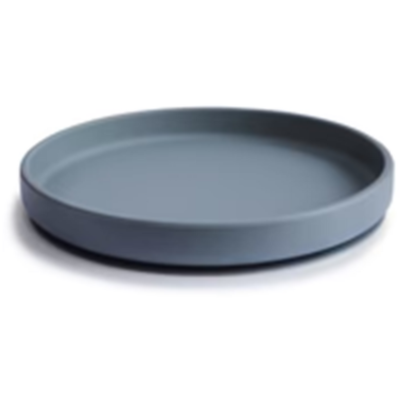 Mushie - Classic Silicone Suction Plate BPA-Free Non-Slip Design Tradewinds