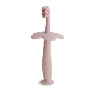 Mushie Flower Training Toothbrush Blush