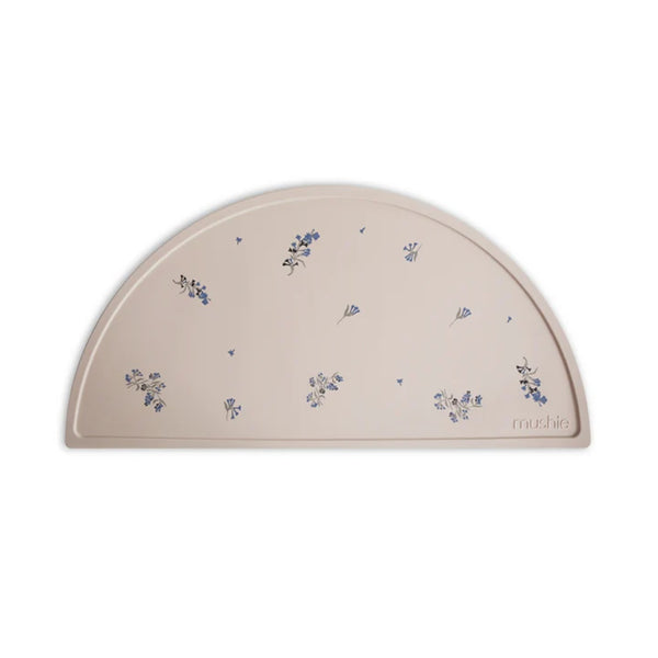 Mushie Silicone Placemat Lilac Flowers