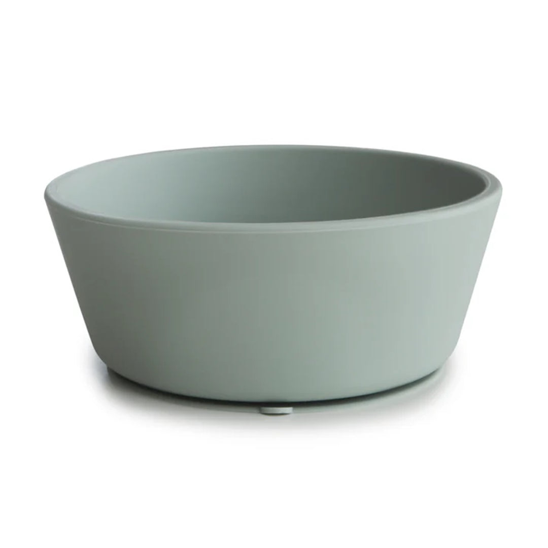 Mushie Silicone Suction Bowl - Cambridge Blue