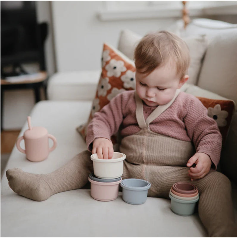 Mushie Stacking Cups Toy Original