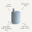 Mushie Baby Sippy Cup - Cambridge Blue on Luna Baby Store Miami