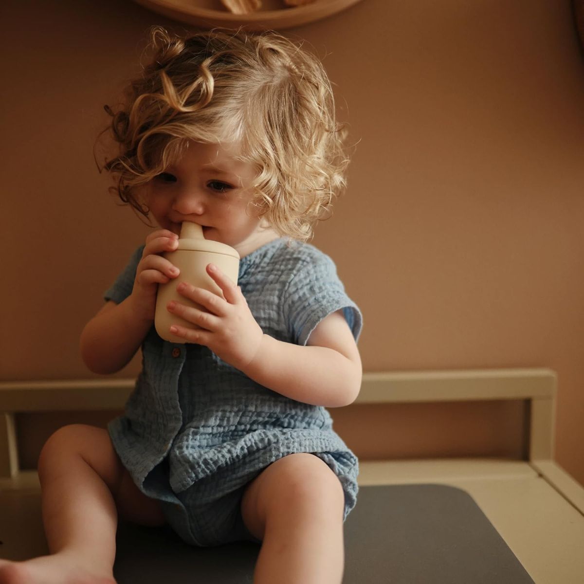 Mushie Baby Sippy Cup - Shifting Sand