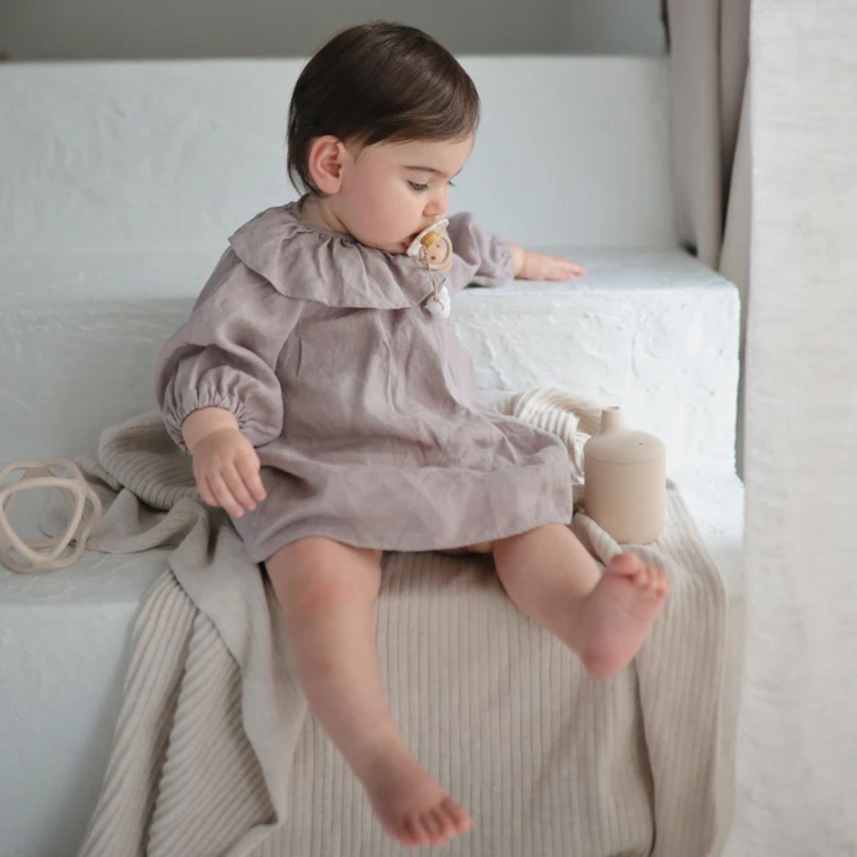 Mushie Baby Sippy Cup - Soft Lilac