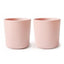 Mushie Dinnerware Cup Set Of 2 - Blush