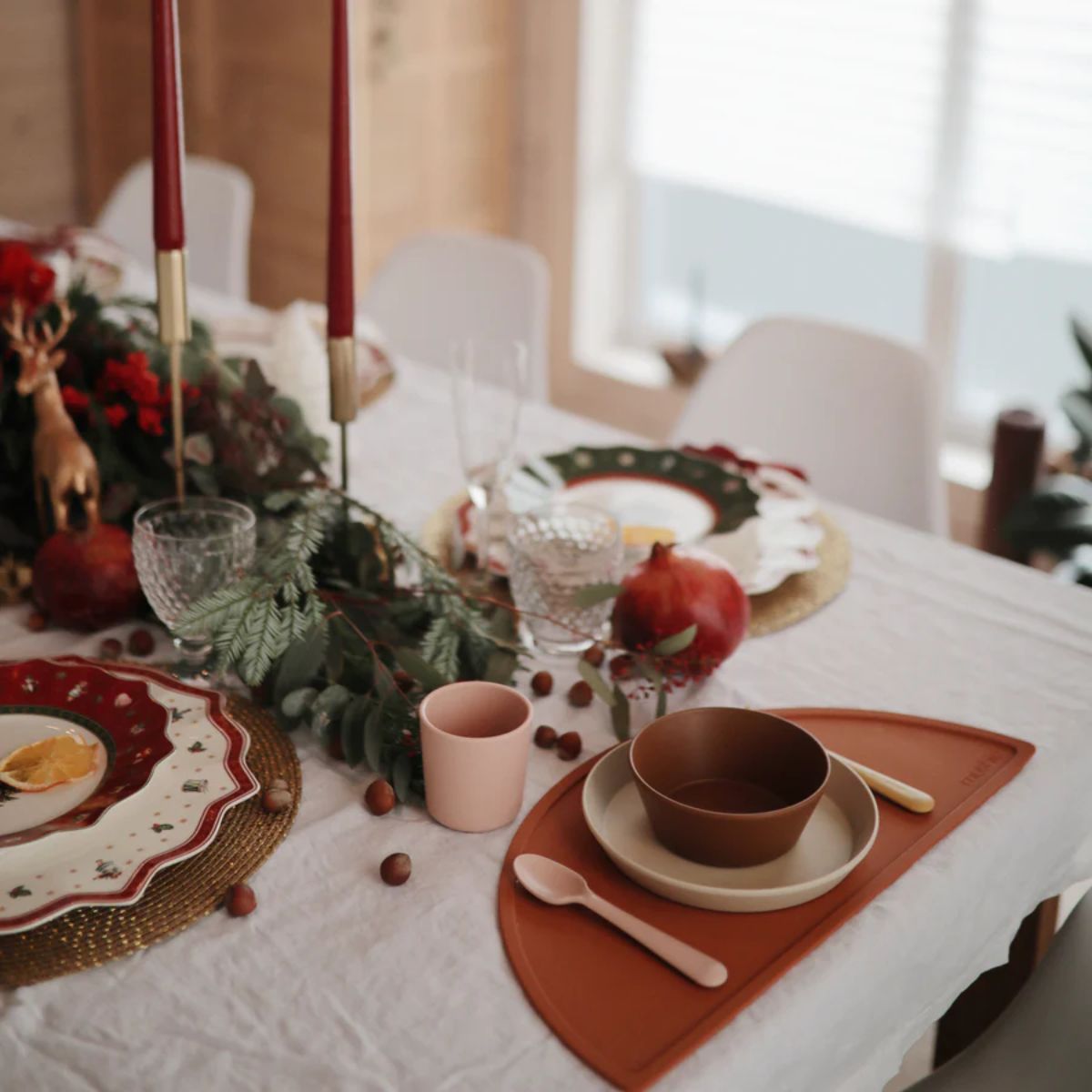 Mushie Dinnerware Cup Set Of 2 - Blush