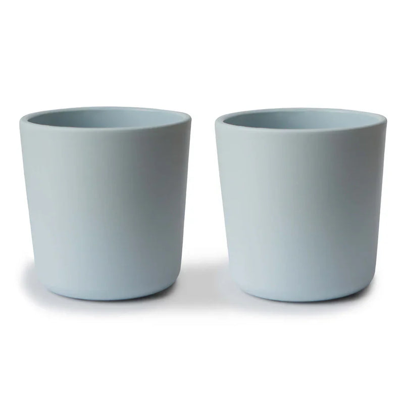 Mushie Dinnerware Cup Set Of 2 - Powder Blue