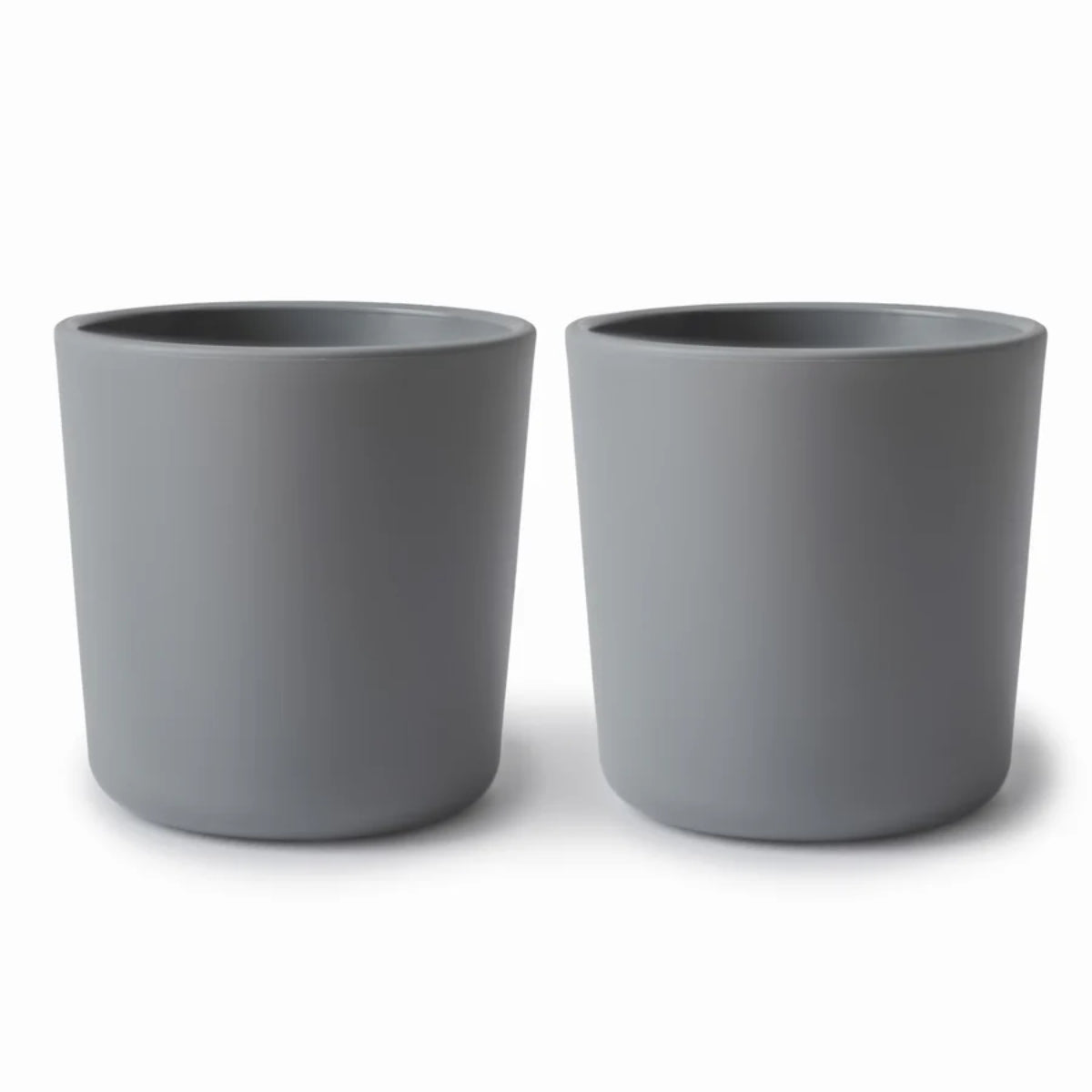 Mushie Dinnerware Cup Set Of 2 - Smoke