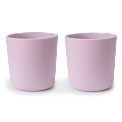 Mushie Dinnerware Cup Set Of 2 - Soft Lilac
