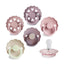 Mushie FRIGG Silicone Rubber Pacifier Kit Blooming Love 6 pack - 6-18M on Luna Baby Store Miami