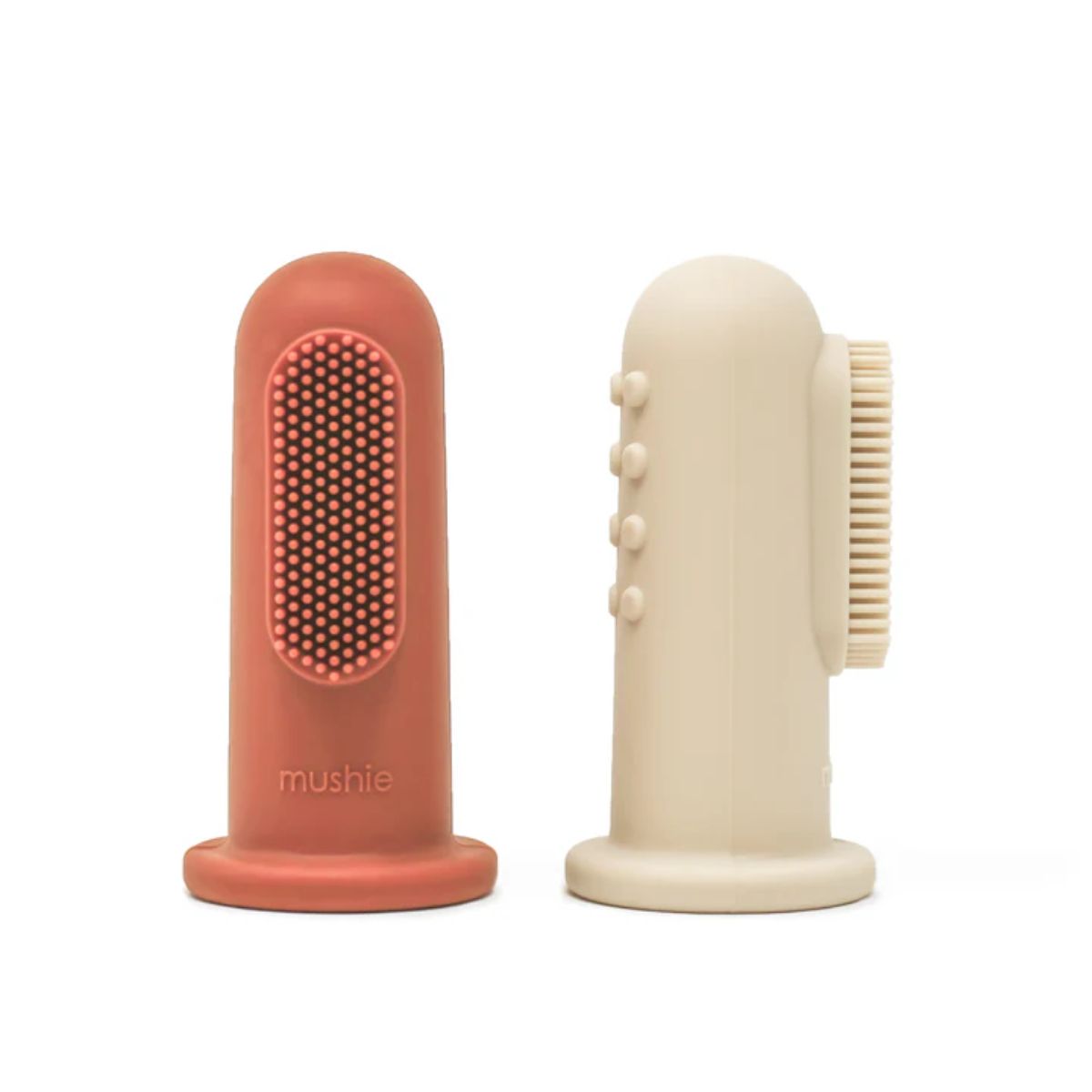 Kit de Escovas Dededeiras Mushie Clay/Shifting Sand - Easy to Clean & Sterilize