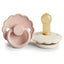 Mushie Frigg Daisy Natural Rubber Pacifier 2 pack - Blush/Cream