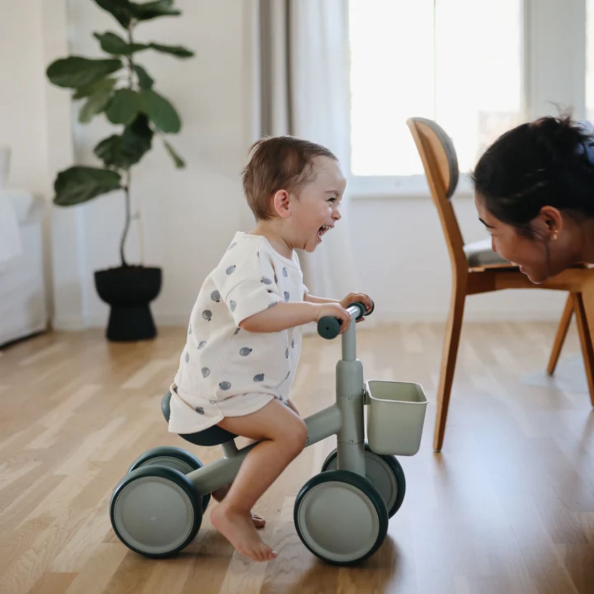 Mushie Mini Toddler Bike - Sage on Luna Baby Store Miami