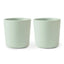 Mushie Plastic Dinnerware Cups Set of 2 - Sage