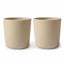 Mushie Plastic Dinnerware Cups Set of 2 - Vanilla