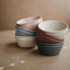 Mushie Round Dinnerware Bowl Set of 2 - Vanilla on Luna Baby Store Miami