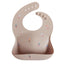 Mushie Silicone Baby Bib - Rocket Ship on Luna Baby Store Miami