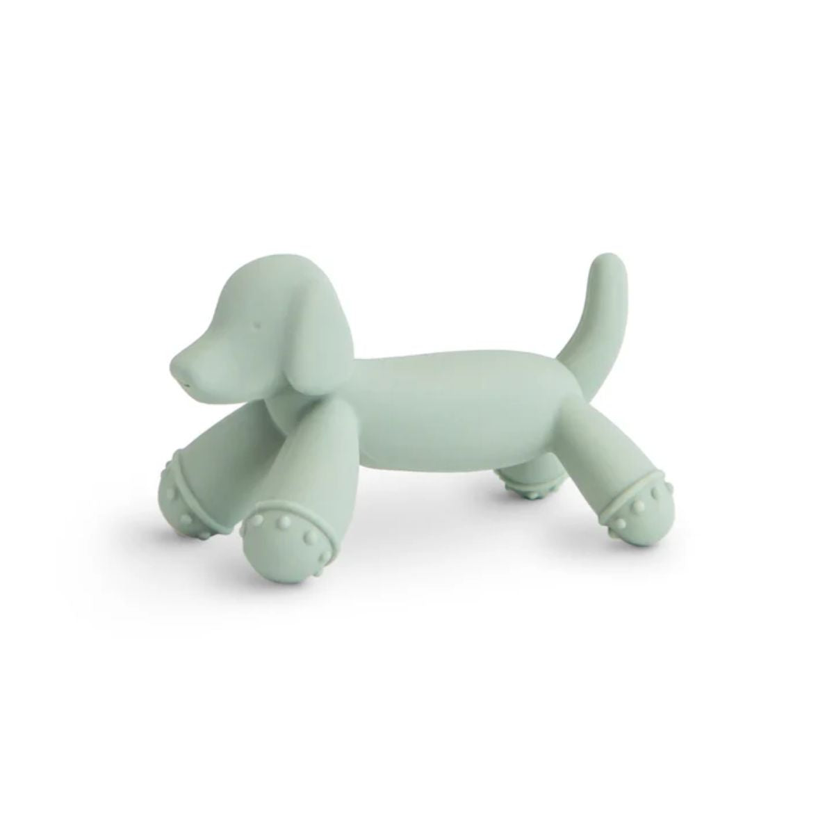 Mushie Silicone Figurine Teether - Dog on Luna Baby Store Miami