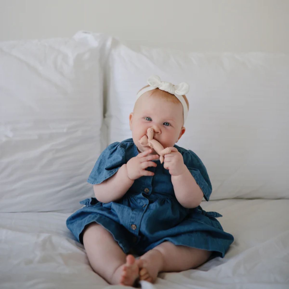 Mushie Silicone Figurine Teether - Unicorn on Luna Baby Store Miami