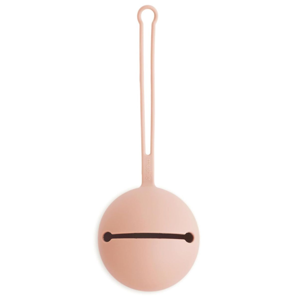 Mushie Silicone Pacifier Holder Case - Blush on Luna Baby Store Miami
