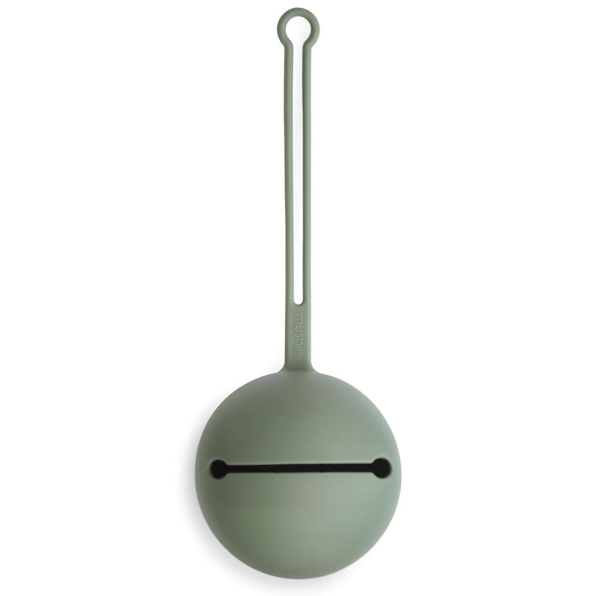 Mushie Silicone Pacifier Holder Case - Dried Thyme on Luna Baby Store Miami