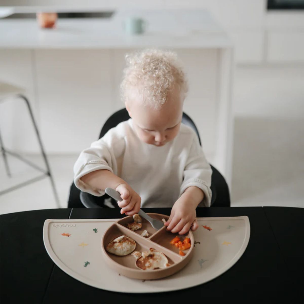 Mushie Silicone Placemat - Dinosaur