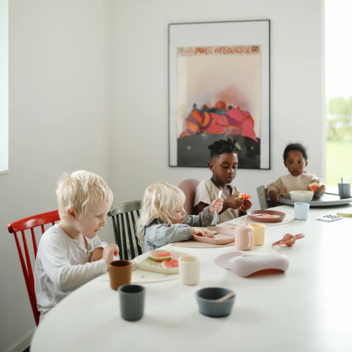 Mushie Silicone Placemat - Planets