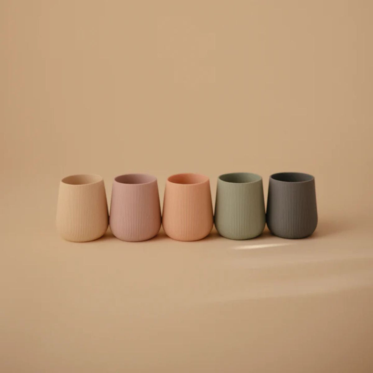 Mushie Silicone Starter Cup - Cambridge Blue