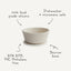Mushie Silicone Suction Bowl - Blush