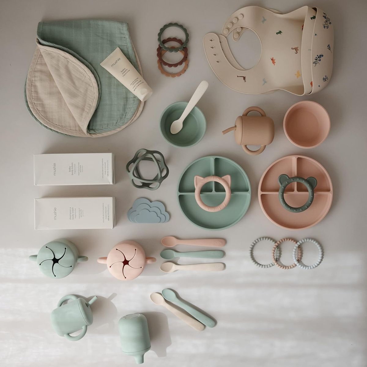 Mushie Silicone Suction Bowl - Blush