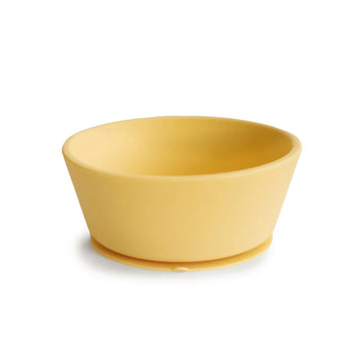 Mushie Silicone Suction Bowl - Daffodil