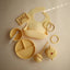 Mushie Silicone Suction Bowl - Daffodil on Luna Baby Store Miami