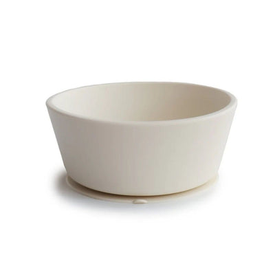 Mushie Silicone Suction Bowl - Ivory