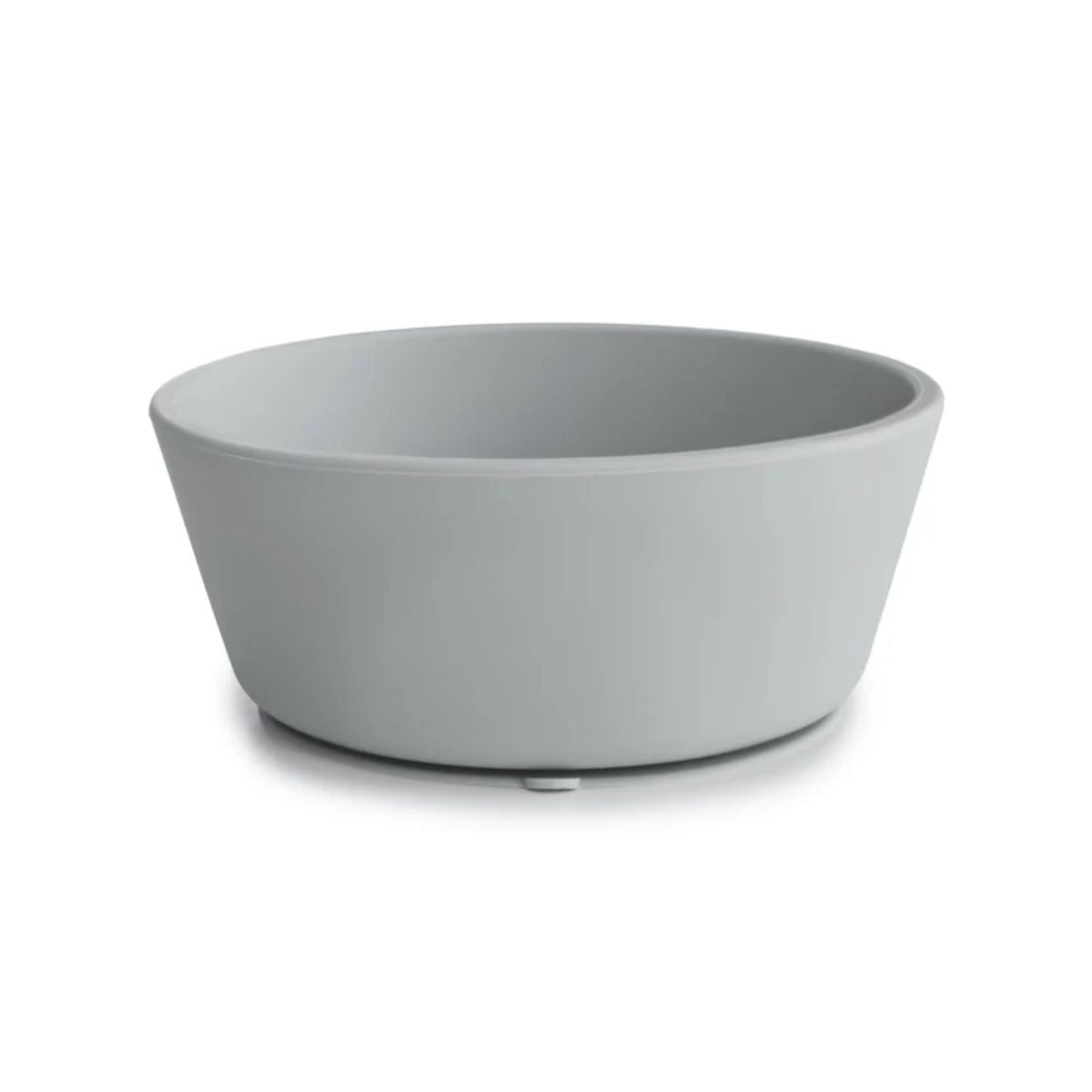 Mushie Silicone Suction Bowl - Stone on Luna Baby Store Miami