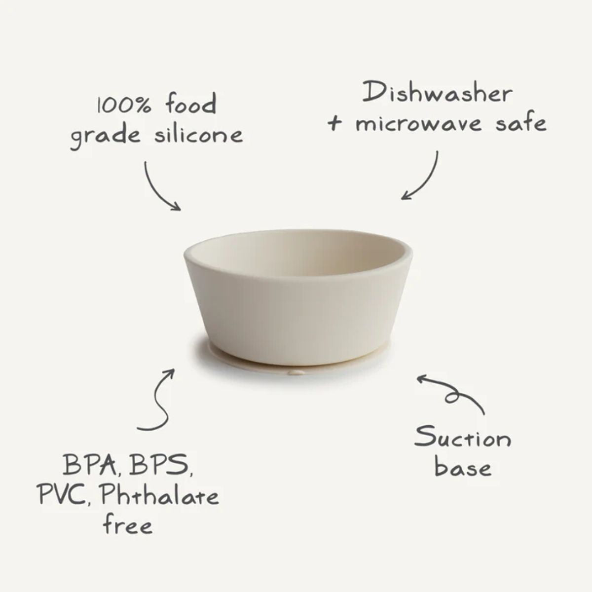 Mushie Silicone Suction Bowl - Tradewinds