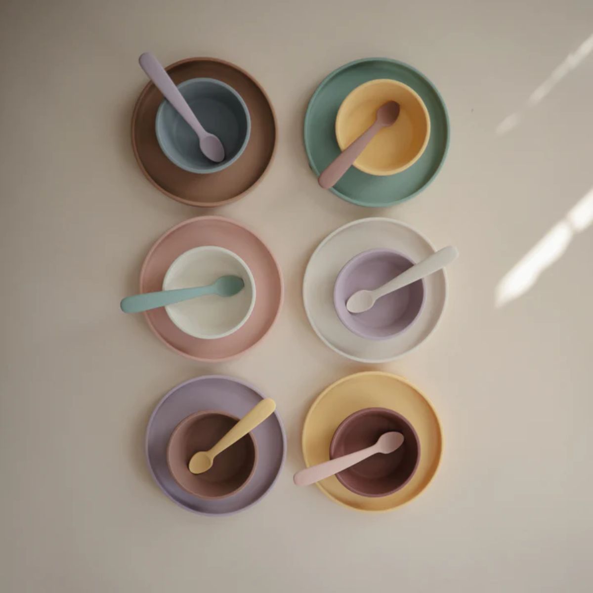 Mushie Silicone Suction Bowl - Tradewinds